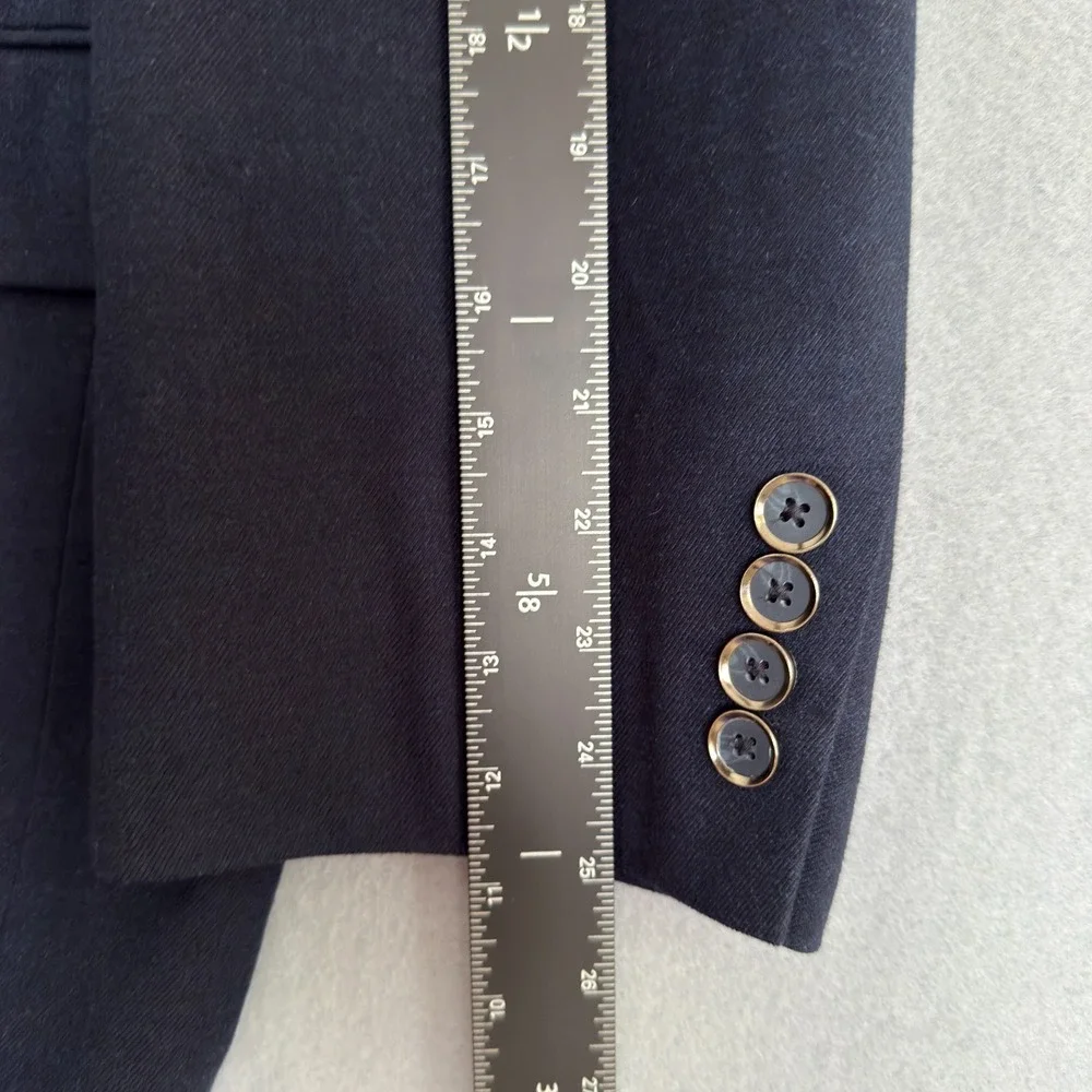 Oak Hill Men's Sport Coat Blazer Jacket 2XL 50/52 Two Button Navy‎ Blue